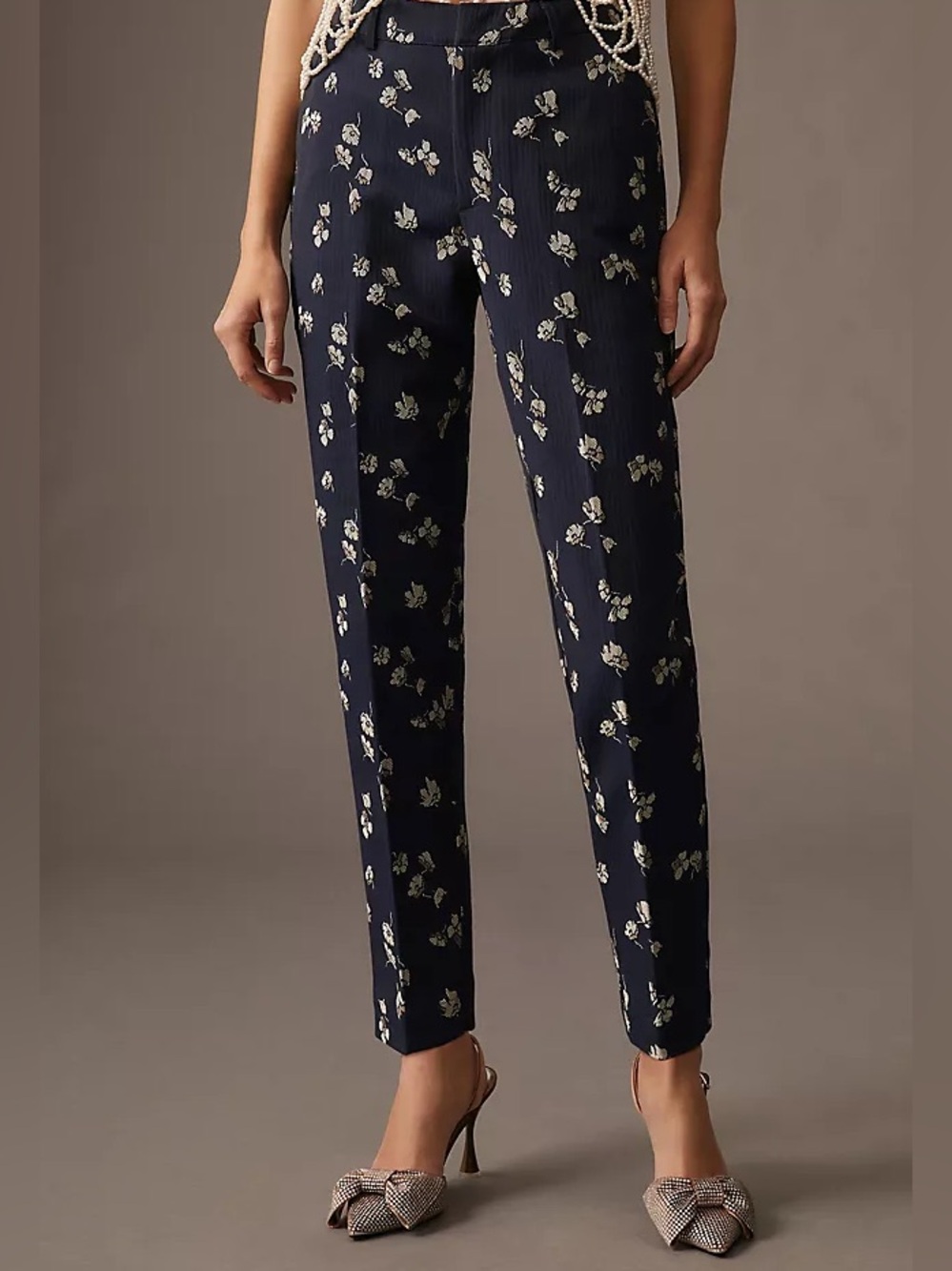 Scotch & Soda Lowry Mid-Rise Jacquard Trousers